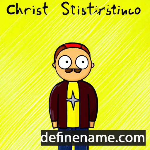 cartoon of the name Christino