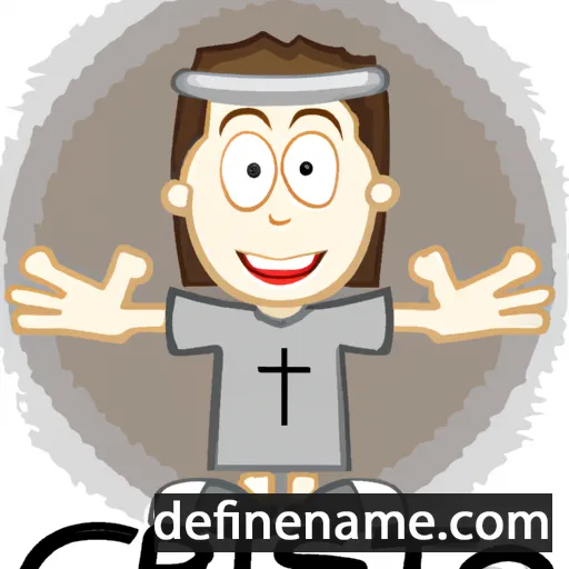 cartoon of the name Christo