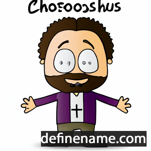 cartoon of the name Christodoulos