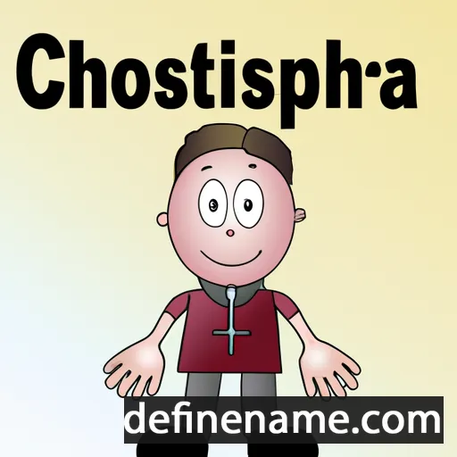 Christopha cartoon