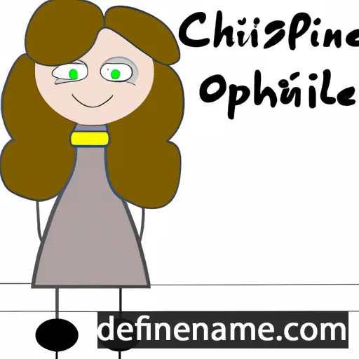 cartoon of the name Christophine