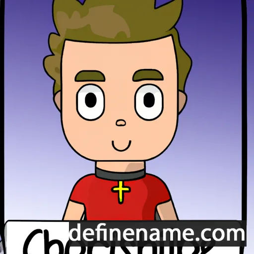 cartoon of the name Christophle