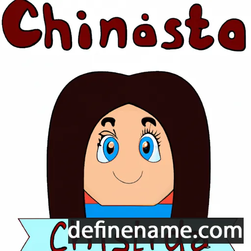 Christyna cartoon