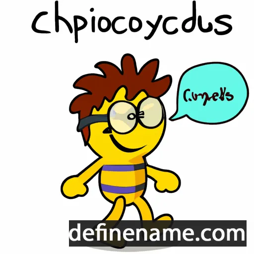 cartoon of the name Chrysologus