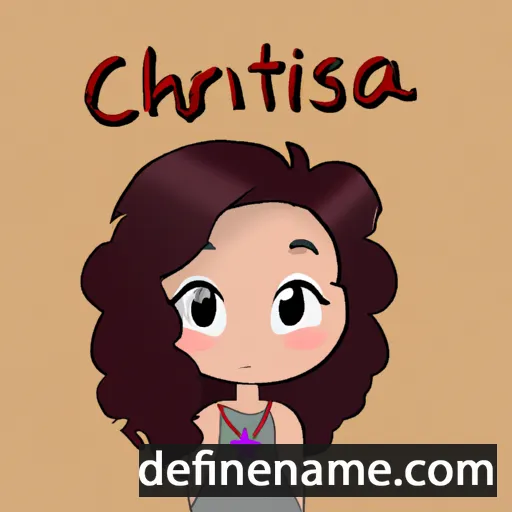 Chrystia cartoon