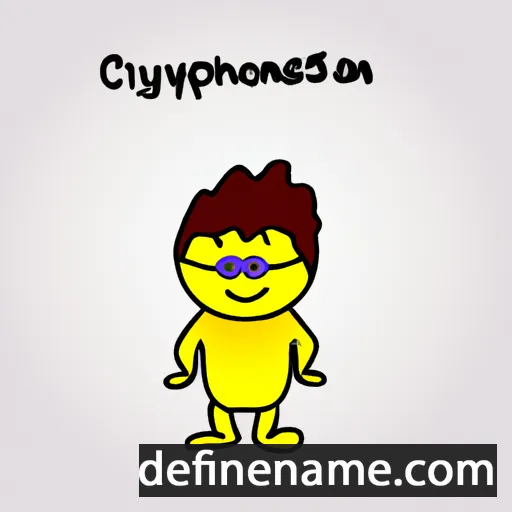 cartoon of the name Chryzostom