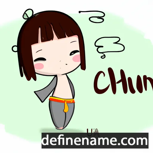 cartoon of the name Chún