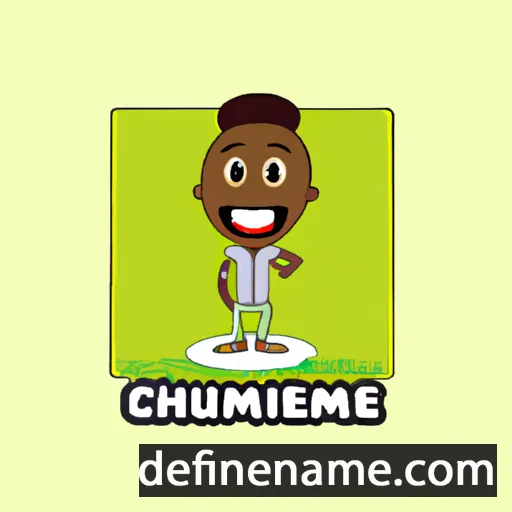 cartoon of the name Chukwumaeze