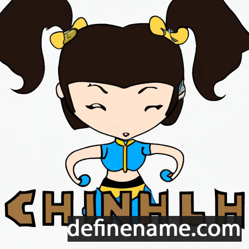 cartoon of the name Chunli