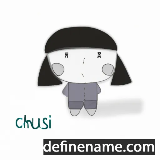 cartoon of the name Chusi