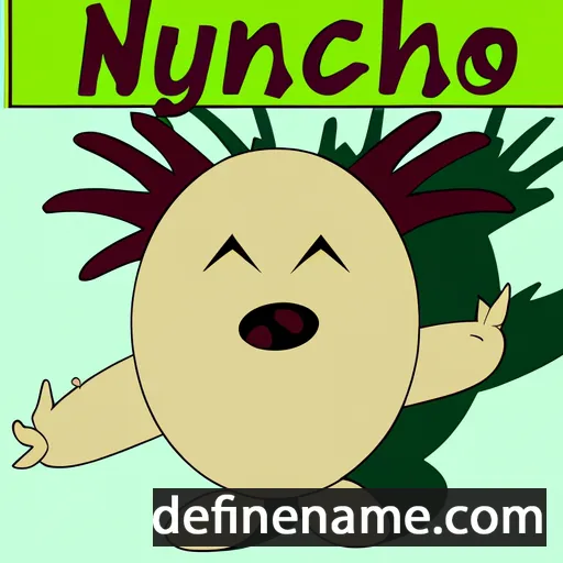 cartoon of the name Chuymonchi