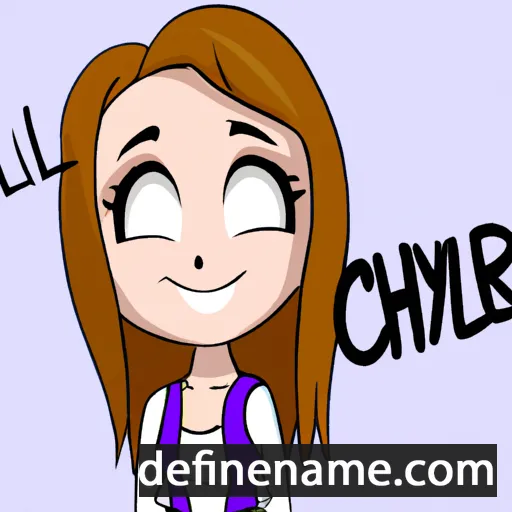 cartoon of the name Chyler