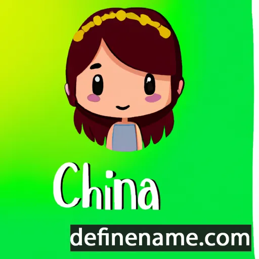 cartoon of the name Cíanna