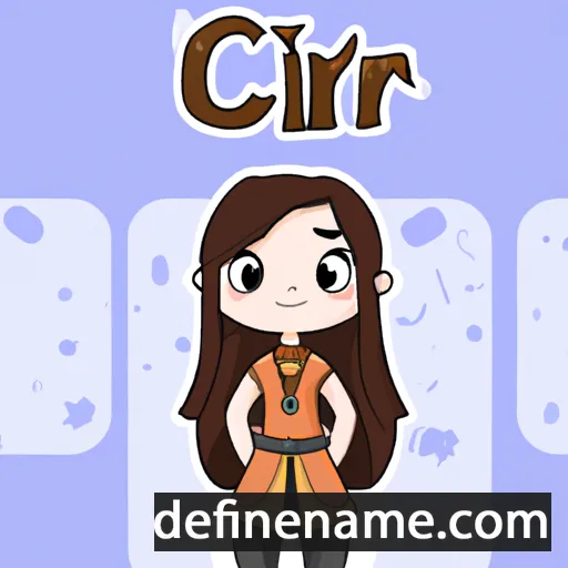 cartoon of the name Ciarraí