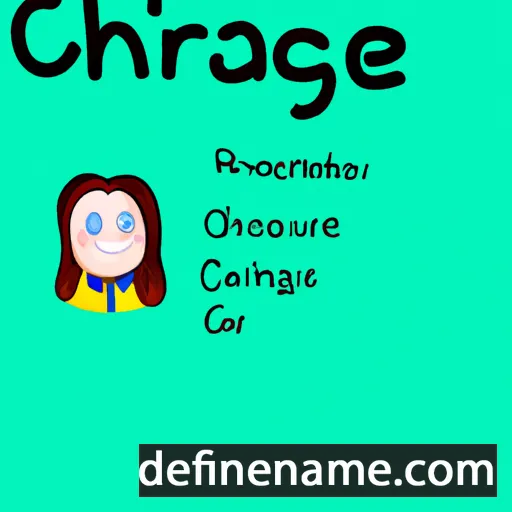 cartoon of the name Ciarraighe