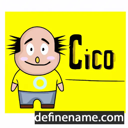 cartoon of the name Ciccio