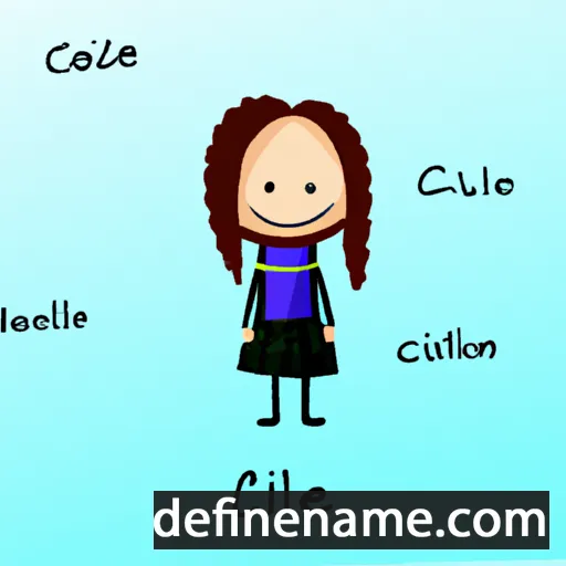 cartoon of the name Cicelle