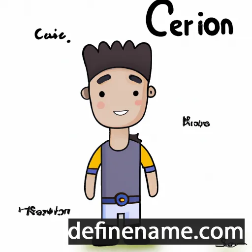 cartoon of the name Cicerón