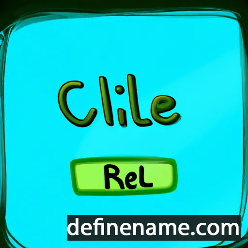 cartoon of the name Cielle