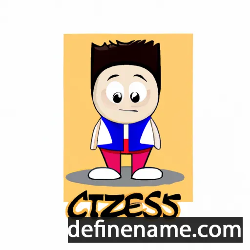 cartoon of the name Cieszmir