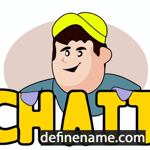 cartoon of the name Cihat