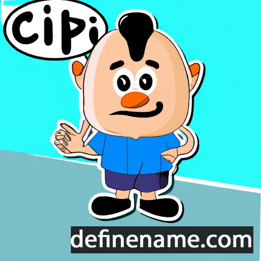 cartoon of the name Cilipo