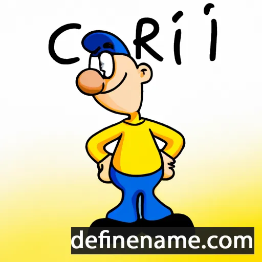 cartoon of the name Ćiril