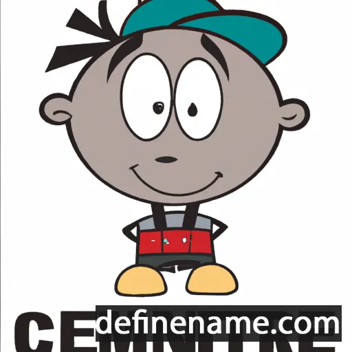 cartoon of the name Cinemente