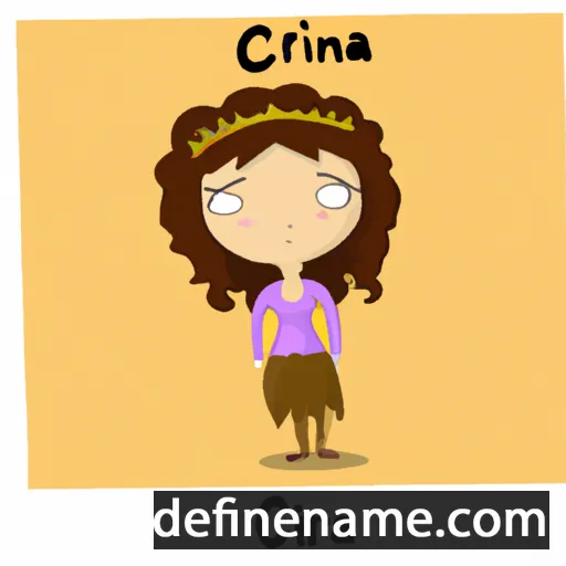 cartoon of the name Cinira