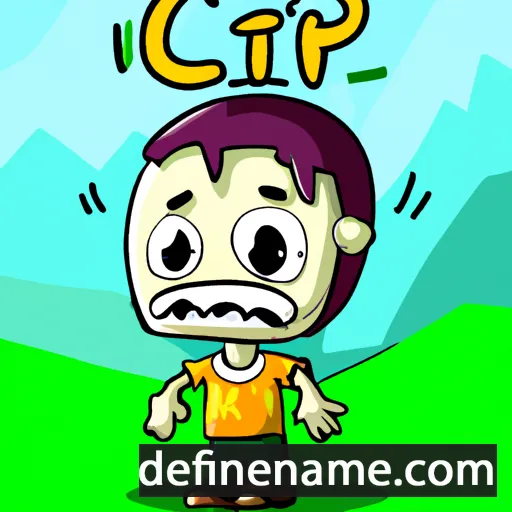 cartoon of the name Cipto