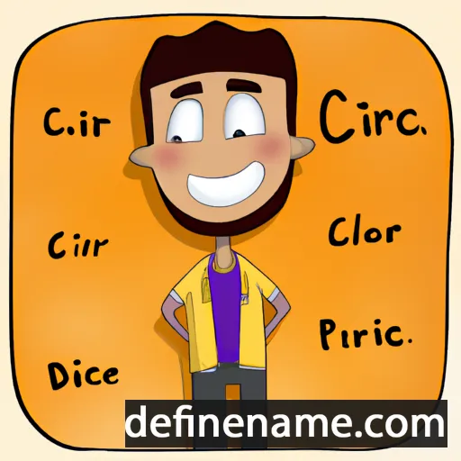 cartoon of the name Ciriac