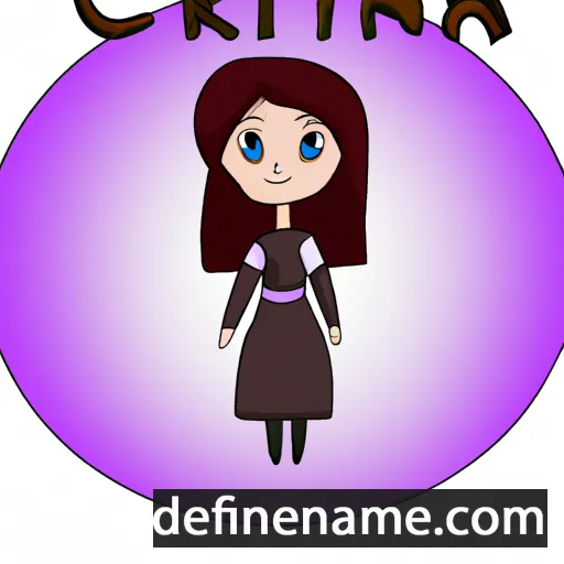 cartoon of the name Ciriana