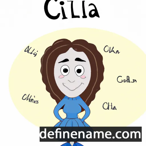 cartoon of the name Cirilla