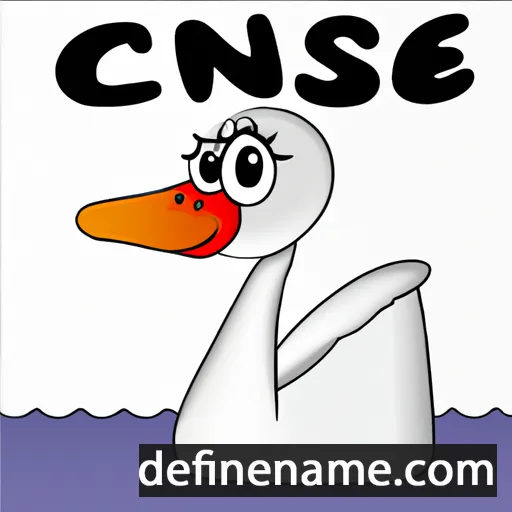 Cisne cartoon