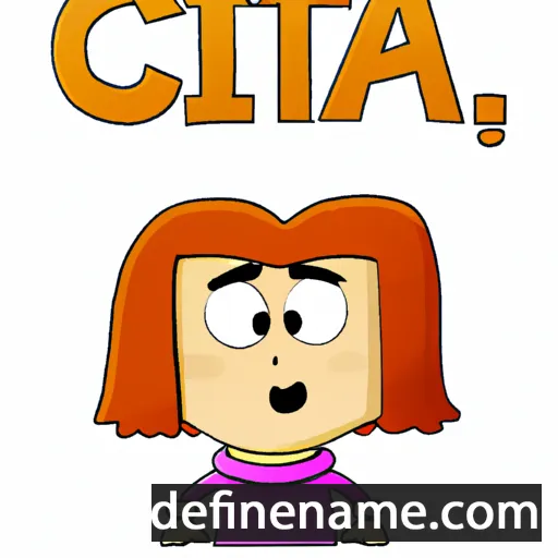 cartoon of the name Cita