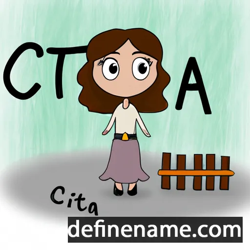 cartoon of the name Cita