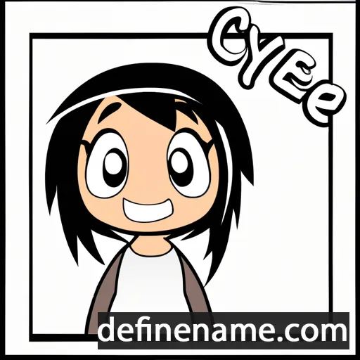 cartoon of the name Ciye