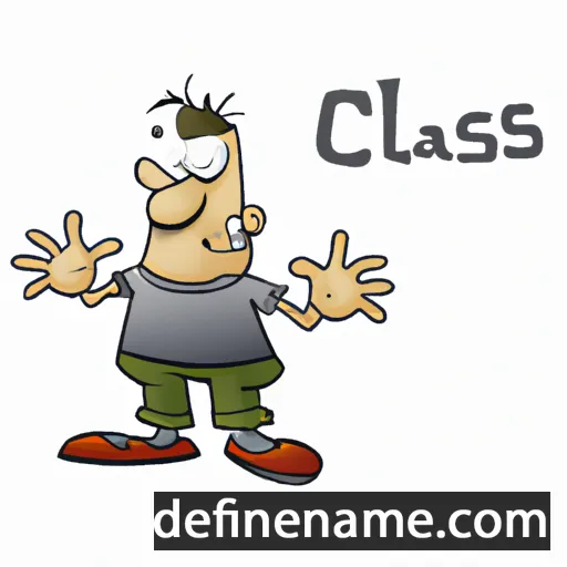 cartoon of the name Claas