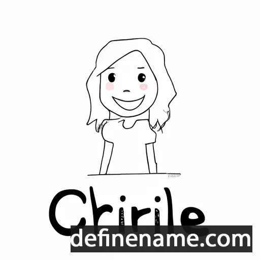 cartoon of the name Clairine