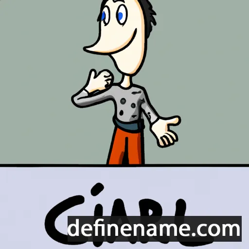 cartoon of the name Clar