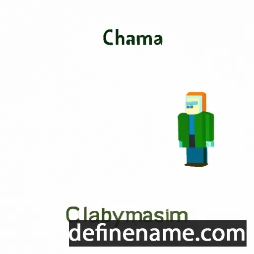 cartoon of the name Claramay