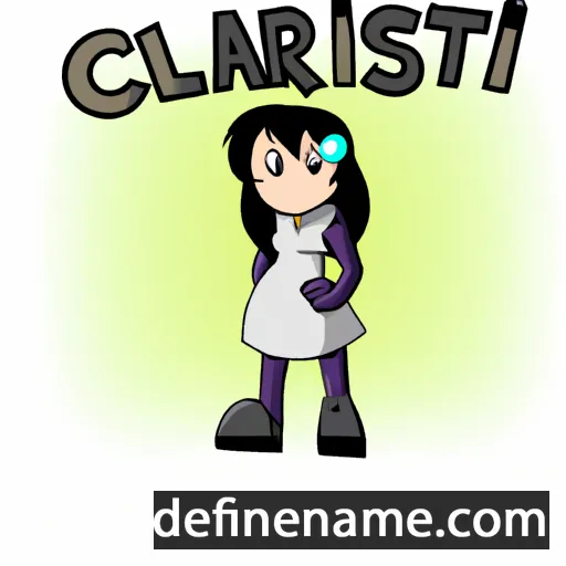 cartoon of the name Clarissant