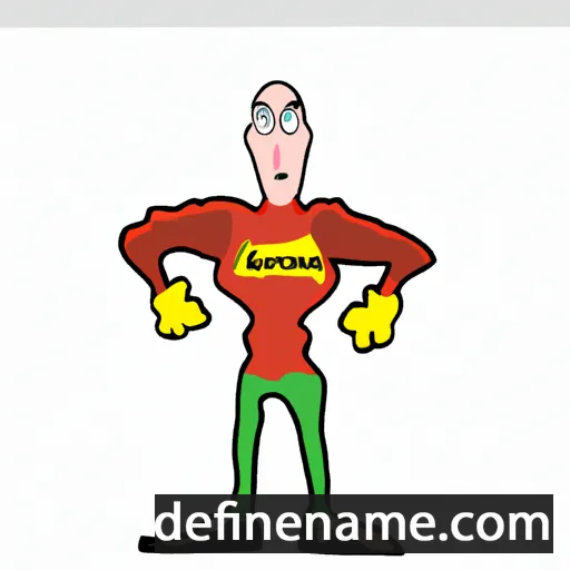 cartoon of the name Clarman