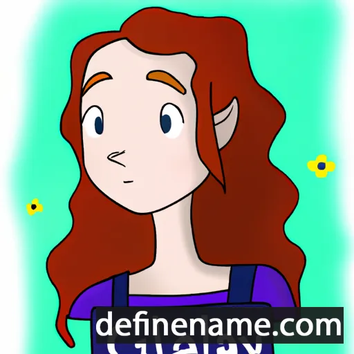 cartoon of the name Clary