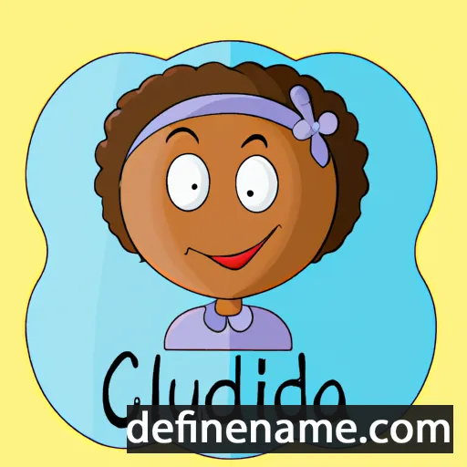 cartoon of the name Claudeta