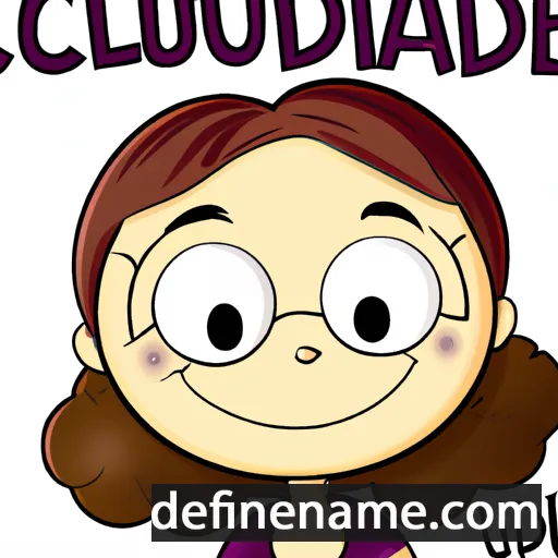 Claudiane cartoon