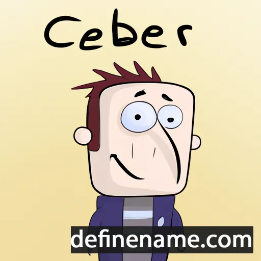 cartoon of the name Cléber