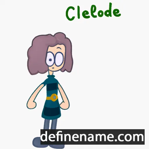 Cléodore cartoon