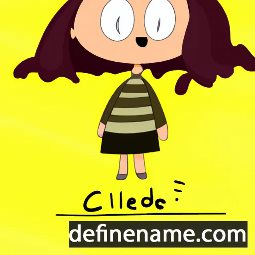 cartoon of the name Cléotilde