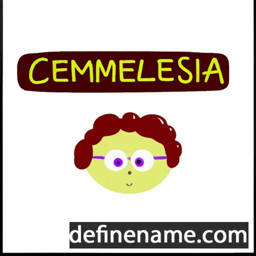 cartoon of the name Clemensia